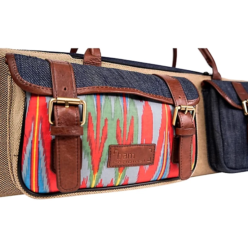Bam IKAT Nashville Single Trumpet Gig Bag Gris - Beige