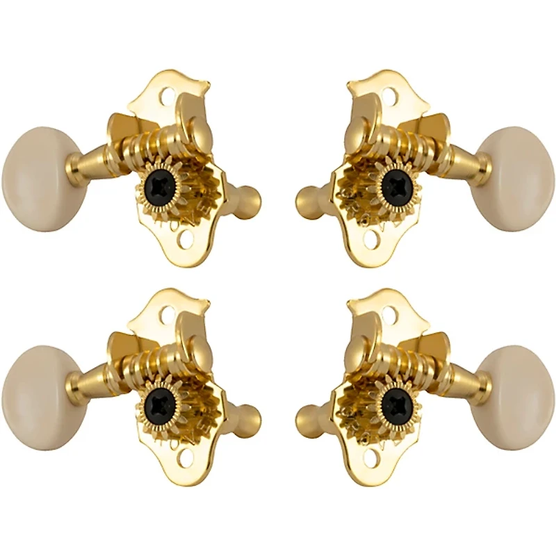 Grover Sta-Tite Ukulele #9 Series White Button Tuning Machines