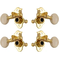 Grover Sta-Tite Ukulele #9 Series White Button Tuning Machines