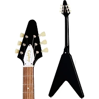 Epiphone Jimi Hendrix "Love Drops" Flying V Left-Handed Electric Guitar Ebony w/Artwork