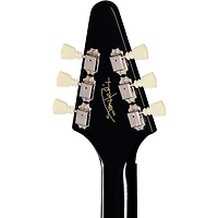 Epiphone Jimi Hendrix "Love Drops" Flying V Left-Handed Electric Guitar Ebony w/Artwork