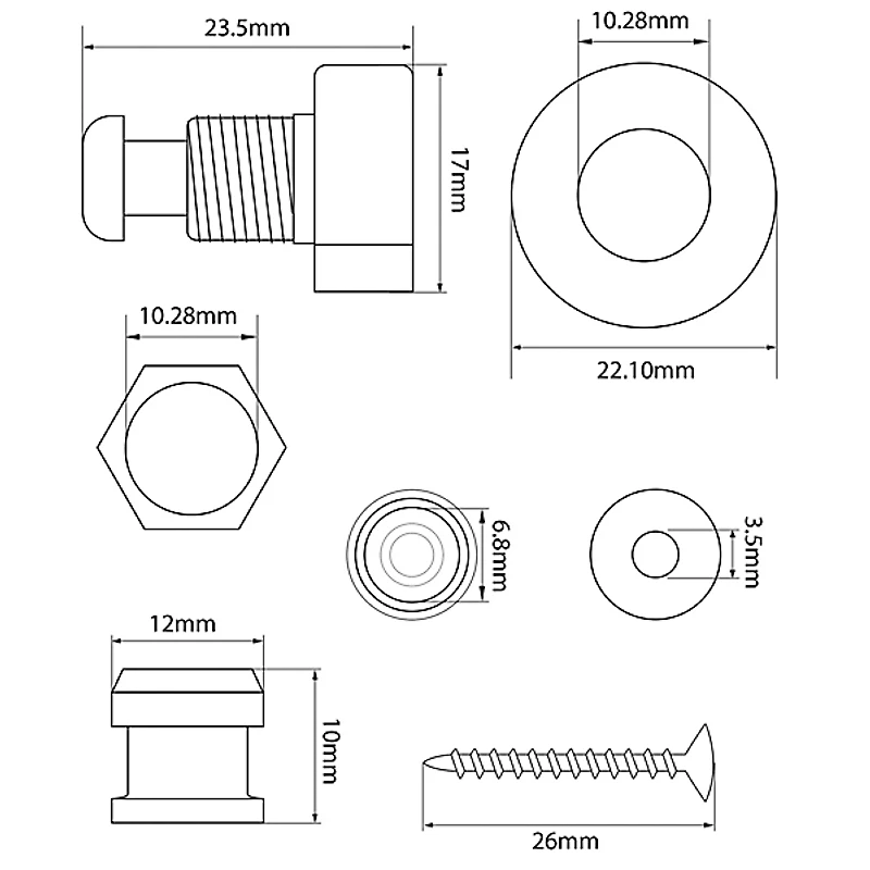 Grover Strap Locks