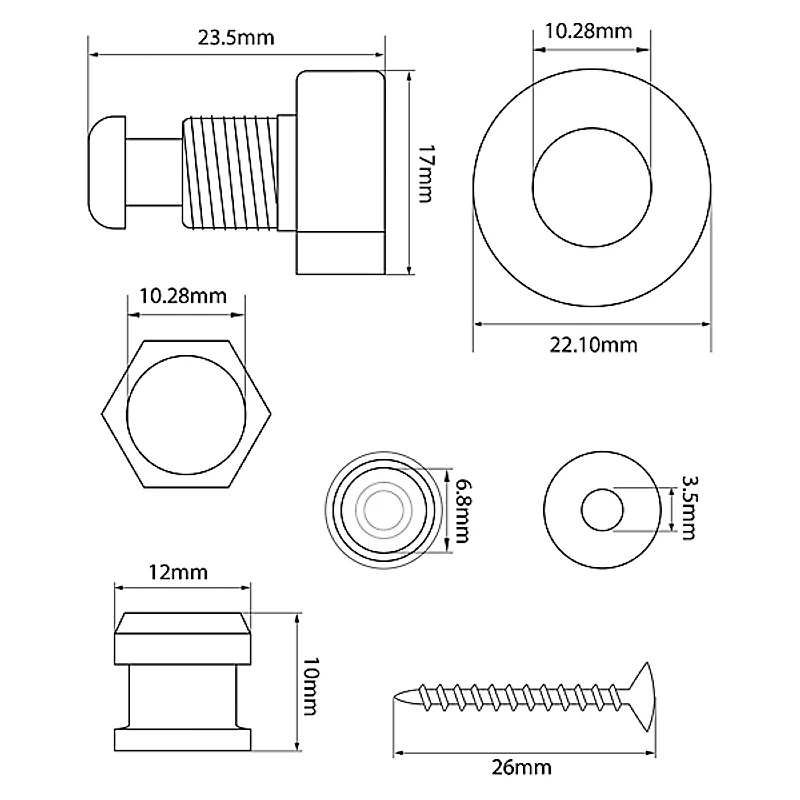Grover Strap Locks