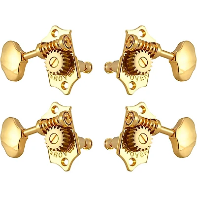 GROVER Sta-Tite Ukulele With 18:1 Gear Ratio U98-18 Series Gold Button Tuning Machines Gold