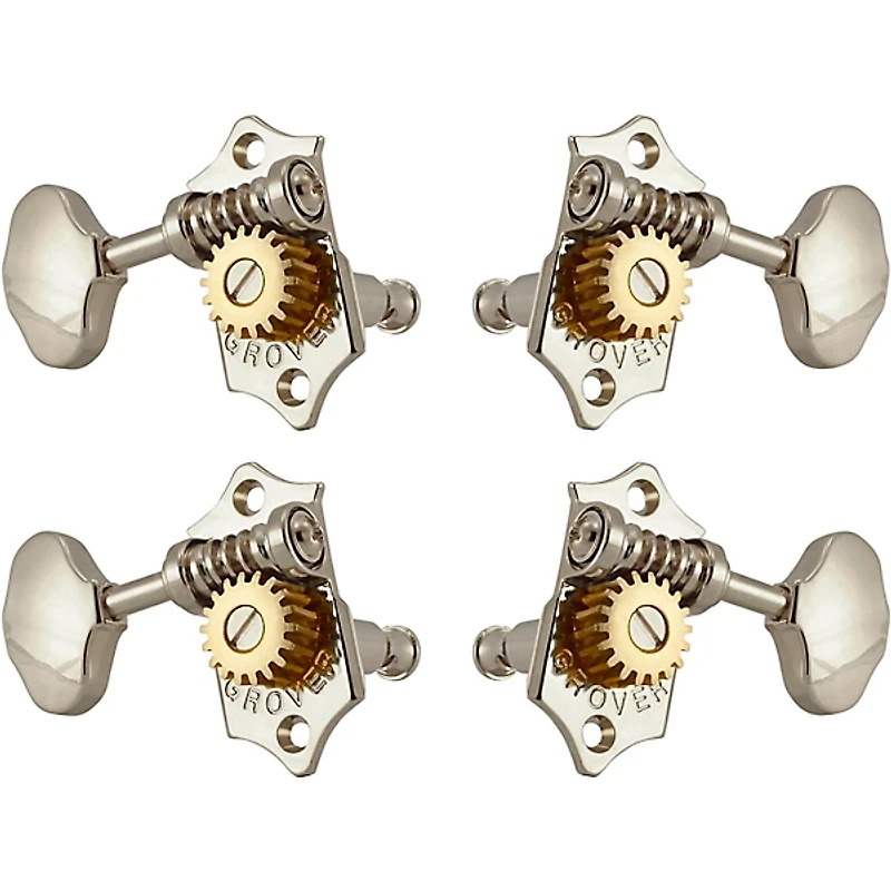 GROVER Sta-Tite Ukulele With 18:1 Gear Ratio U98-18 Series Nickel Button Tuning Machines Nickel