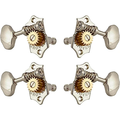 GROVER Sta-Tite Ukulele With 18:1 Gear Ratio U98-18 Series Nickel Button Tuning Machines Nickel