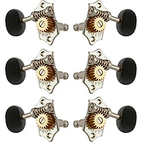 Grover Sta-Tite With 18:1 Gear Ratio 97-18 Series Ebony Button Tuning Machines