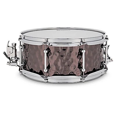 Premier Beatmaker Hammered Brass Snare Drum 13 x 5.5 in. Black Chrome
