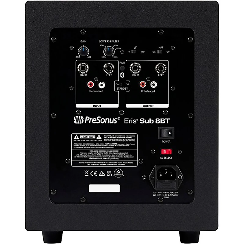 PreSonus Quantum ES4 Audio Interface with Eris 2nd Gen Studio Monitor Pair & SUB8BT (Cables & Stands Included)