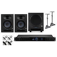 PreSonus Quantum HD8 Audio Interface with Eris 2nd Gen 5" Studio Monitor Pair & SUB8BT (Stands & Cables Included)