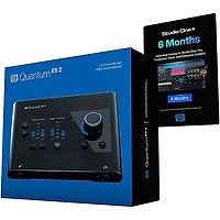 PreSonus Quantum ES2 Audio Interface With Yamaha HS Series Studio Monitor Pair (Cables & Stands Included) -