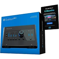 PreSonus Quantum ES4 Audio Interface with Yamaha HS Series Studio Monitor Pair (Cables & Stands Included)