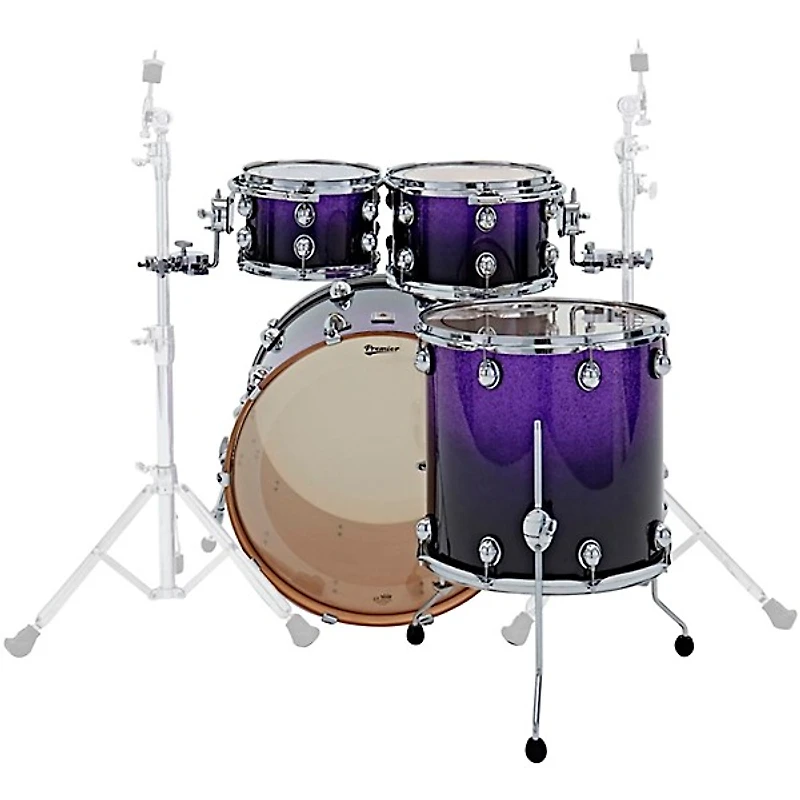 Premier Genista Maple 4-Piece Shell Pack With 22" Bass Drum