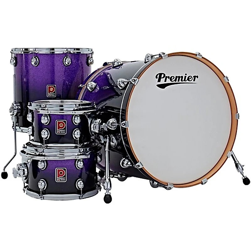 Premier Genista Maple 4-Piece Shell Pack With 22" Bass Drum