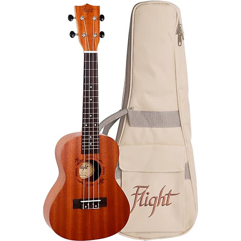 Flight NUC Concert Ukulele Bundle Natural