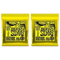 Ernie Ball 2627 Nickel Wound Beefy Slinky Drop Tuning Electric Guitar Strings 2-Pack