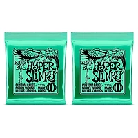 Ernie Ball 2229 Hyper Slinky Nickel Wound Electric Guitar Strings 2-Pack