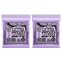 Ernie Ball 2227 Ultra Slinky Nickel Wound Electric Guitar Strings 2-Pack