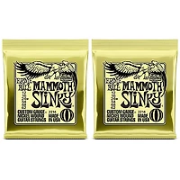 Ernie Ball 2214 Mammoth Slinky Nickel Wound Electric Guitar Strings (wound G) 2-Pack
