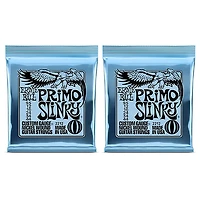 Ernie Ball 2212 Primo Slinky Nickel Wound Electric Guitar Strings 2-Pack