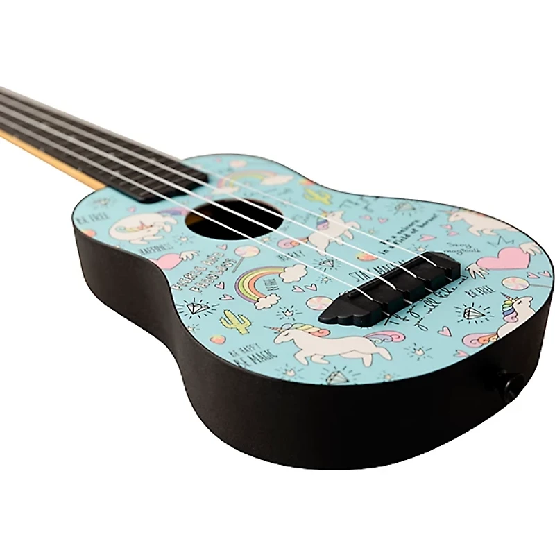 Flight TUS-40 Travel Soprano Ukulele Unicorn