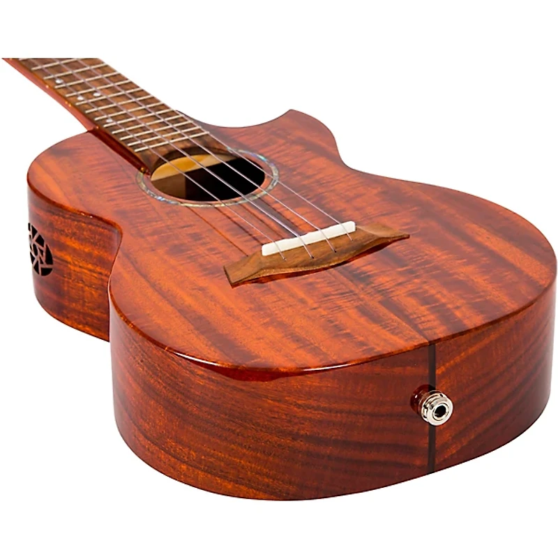Flight Mustang Tenor Acoustic-Electric Ukulele Natural