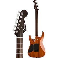 Charvel MJ DK24 HSH 2PT W Mahogany With Flame Maple Electric Guitar Caribbean Burst