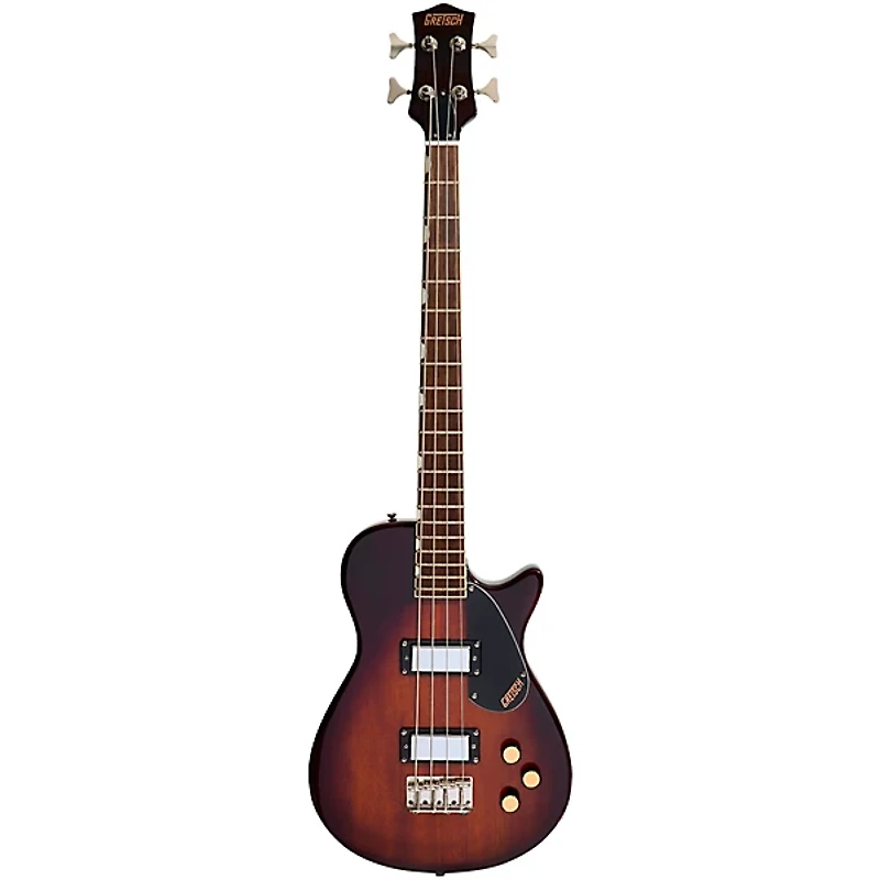 Gretsch Guitars Streamliner Jet Club Bass Single-Cut Short-Scale Bass Guitar -