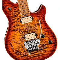 EVH Wolfgang Special QM Baked Maple Fingerboard Electric Guitar Tiger Eye Glow