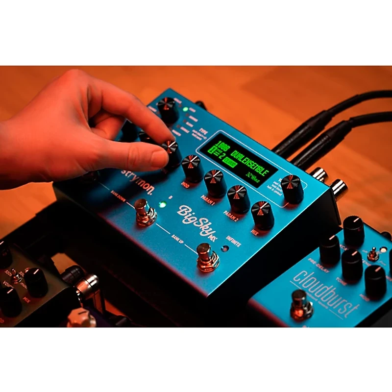 Strymon BigSky MX Reverb Workstation Effects Pedal Blue