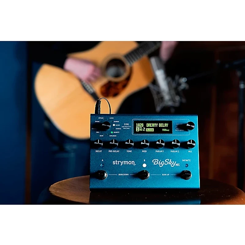 Strymon BigSky MX Reverb Workstation Effects Pedal Blue