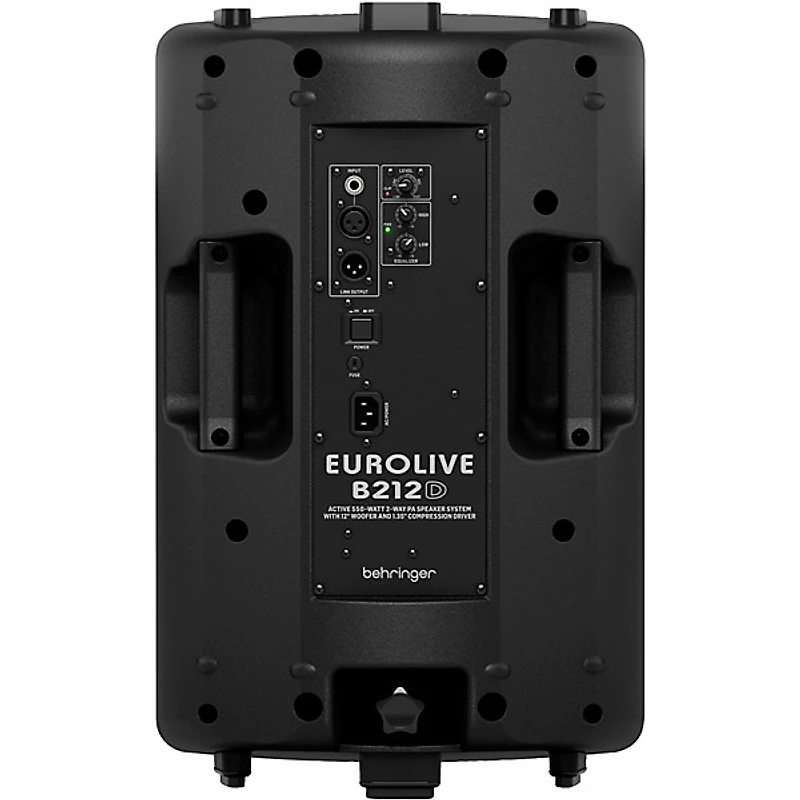 Behringer B212D 12" Powered Speaker Pair With Stands and Cables