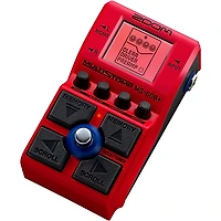Zoom MS-60B+ MultiStomp Bass Effects Pedal - Red