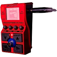 Zoom MS-60B+ MultiStomp Bass Effects Pedal - Red