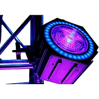 Blizzard Nexys RGBW LED Effects Light with RGB Diffused Ring and Backlight Black