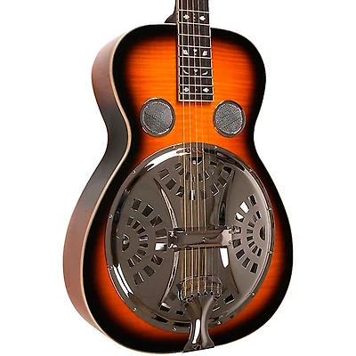Gold Tone PBR-D Mastertone Paul Beard Signature Series Roundneck Deluxe Resonator Guitar Tobacco Sunburst