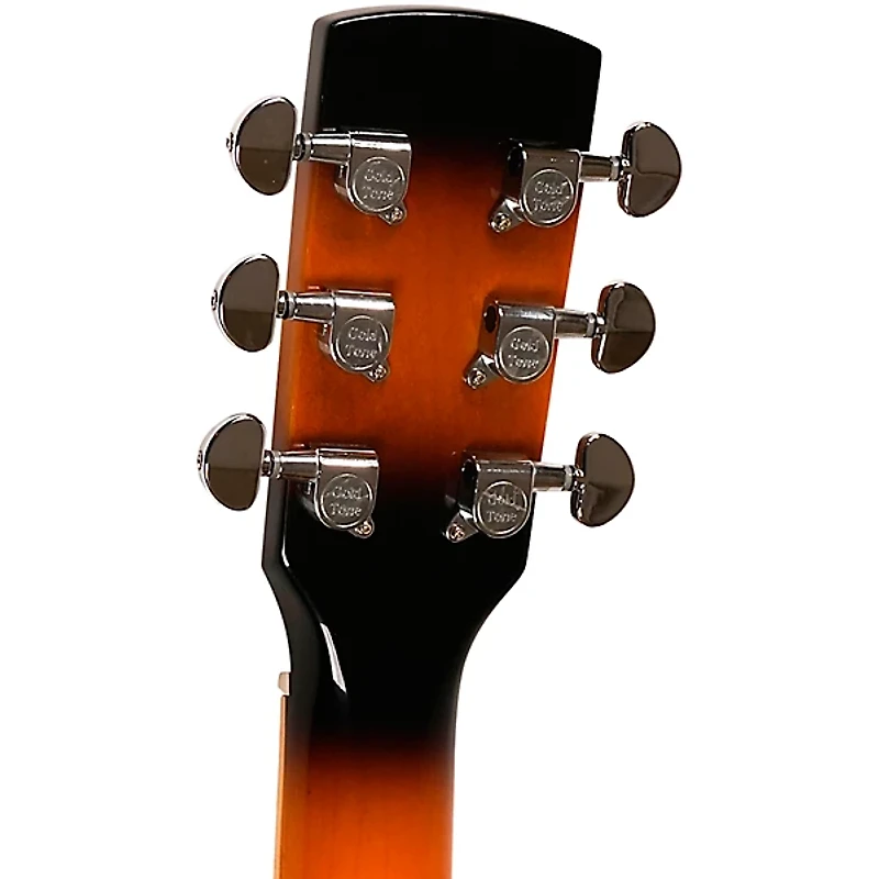 Gold Tone PBR-D Mastertone Paul Beard Signature Series Roundneck Deluxe Resonator Guitar Tobacco Sunburst