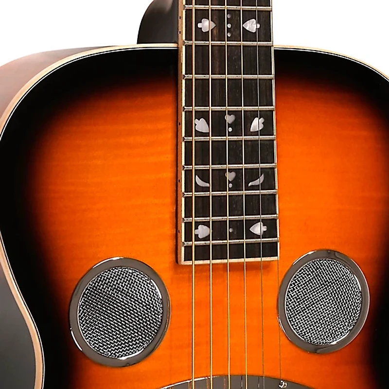 Gold Tone PBR-D Mastertone Paul Beard Signature Series Roundneck Deluxe Resonator Guitar Tobacco Sunburst