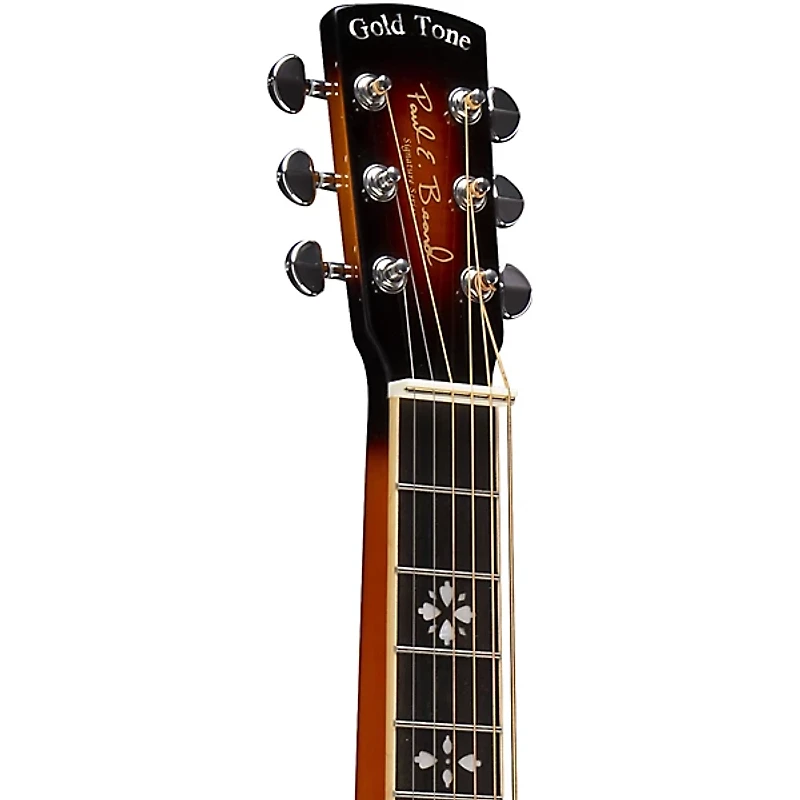 Gold Tone PBS-D/L Paul Beard Signature Series Squareneck Left-Handed Deluxe Resonator Guitar Tobacco Sunburst