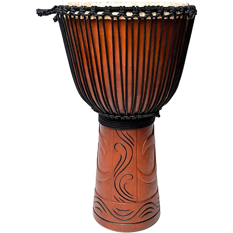 X8 Drums Matahari Professional Djembe Drum with Bag & Lessons