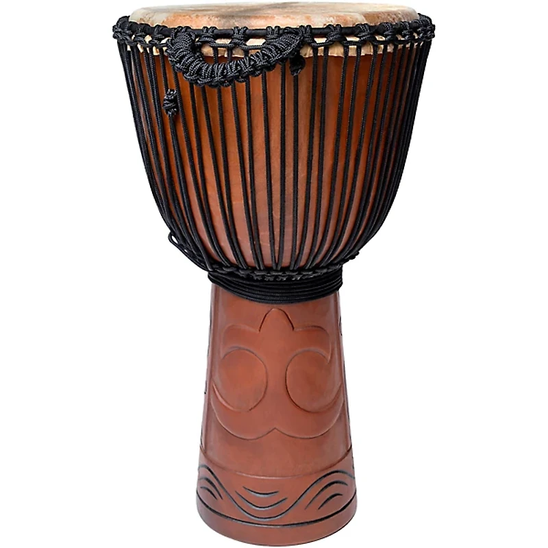X8 Drums Matahari Professional Djembe Drum with Bag & Lessons