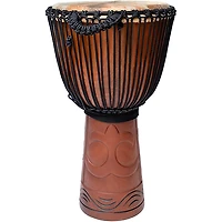 X8 Drums Matahari Professional Djembe Drum with Bag & Lessons