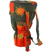 X8 Drums Matahari Professional Djembe Drum with Bag & Lessons