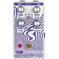 EarthQuaker Devices Time Shadows II Subharmonic Multi-Delay Resonator Effects Pedal Purple and Silver