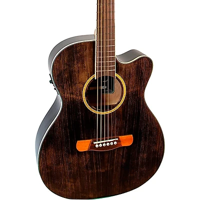 Merida Romeo Classic Series OM Acoustic-Electric Guitar - Transparent Black
