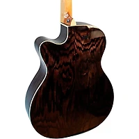 Merida Romeo Classic Series OM Acoustic-Electric Guitar - Transparent Black