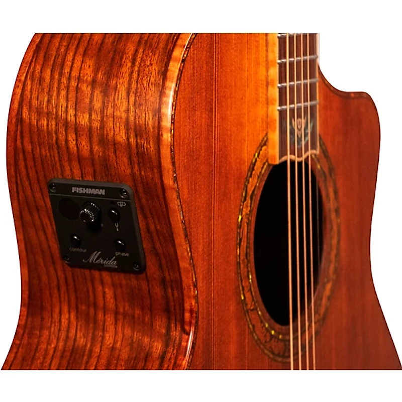 Merida DG20FOLC Diana Series Grand Concert Acoustic-Electric Guitar - Natural Matte