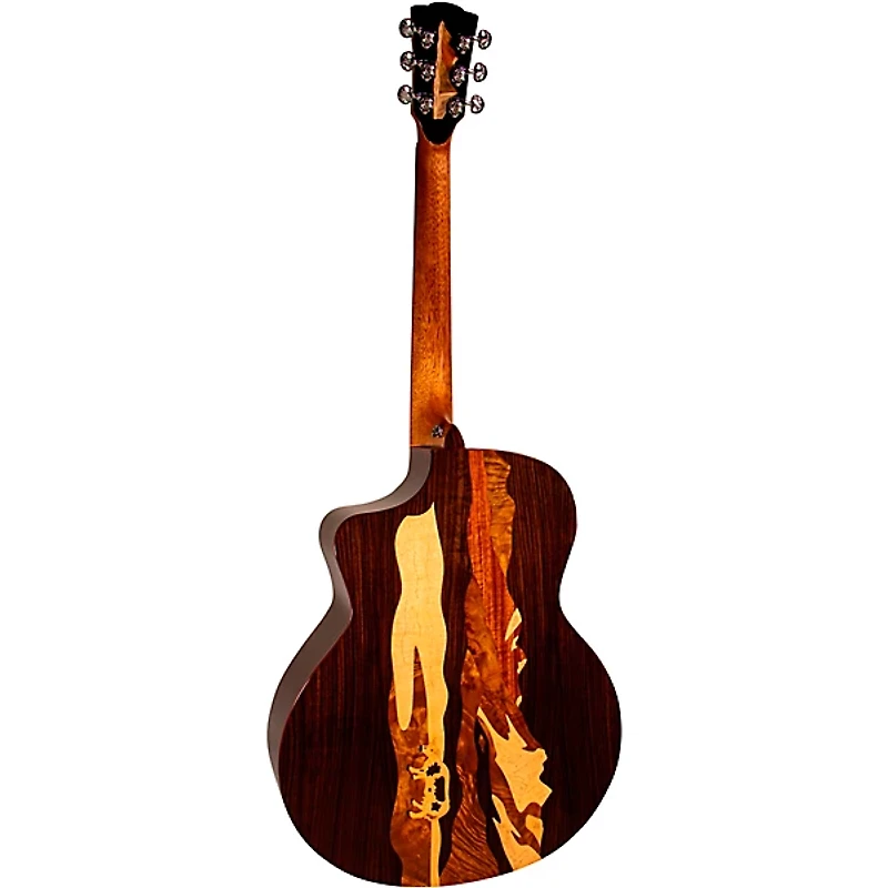 Merida Summer Four Seasons Series Grand Concert Acoustic-Electric Guitar - Natural