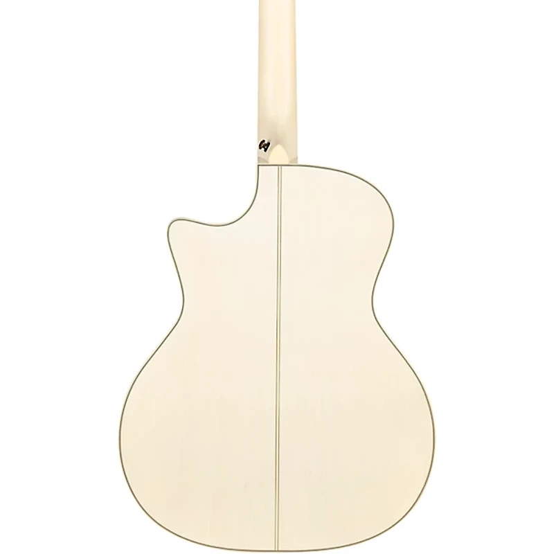 D'Angelico Premier Gramercy Grand Auditorium Acoustic-Electric Guitar Gloss White Wash