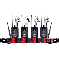 Galaxy Audio Quad UHF Wireless In-Ear Monitor Band System 534-552MHz